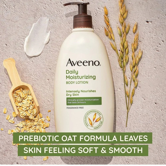 Aveeno Skincare Pack- Daily Moisturizing Lotion 8oz, Skin Relief Body Wash 12 oz - Picture 7 of 9